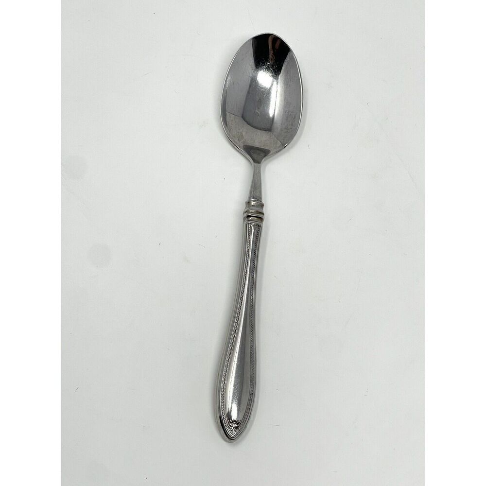 Oneida SHERATON Stainless Heirloom CUBE Glossy Place Dinner Soup Spoon 7 1/8”